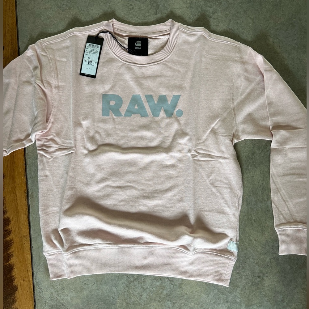 G-Star Light Pink Crew Neck Sweater - Picture 2 of 7